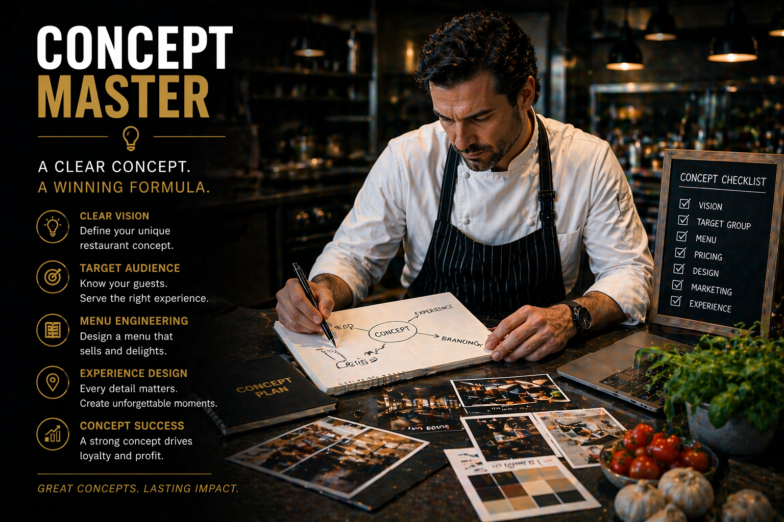 ConceptMaster - Building a clear gastronomy concept