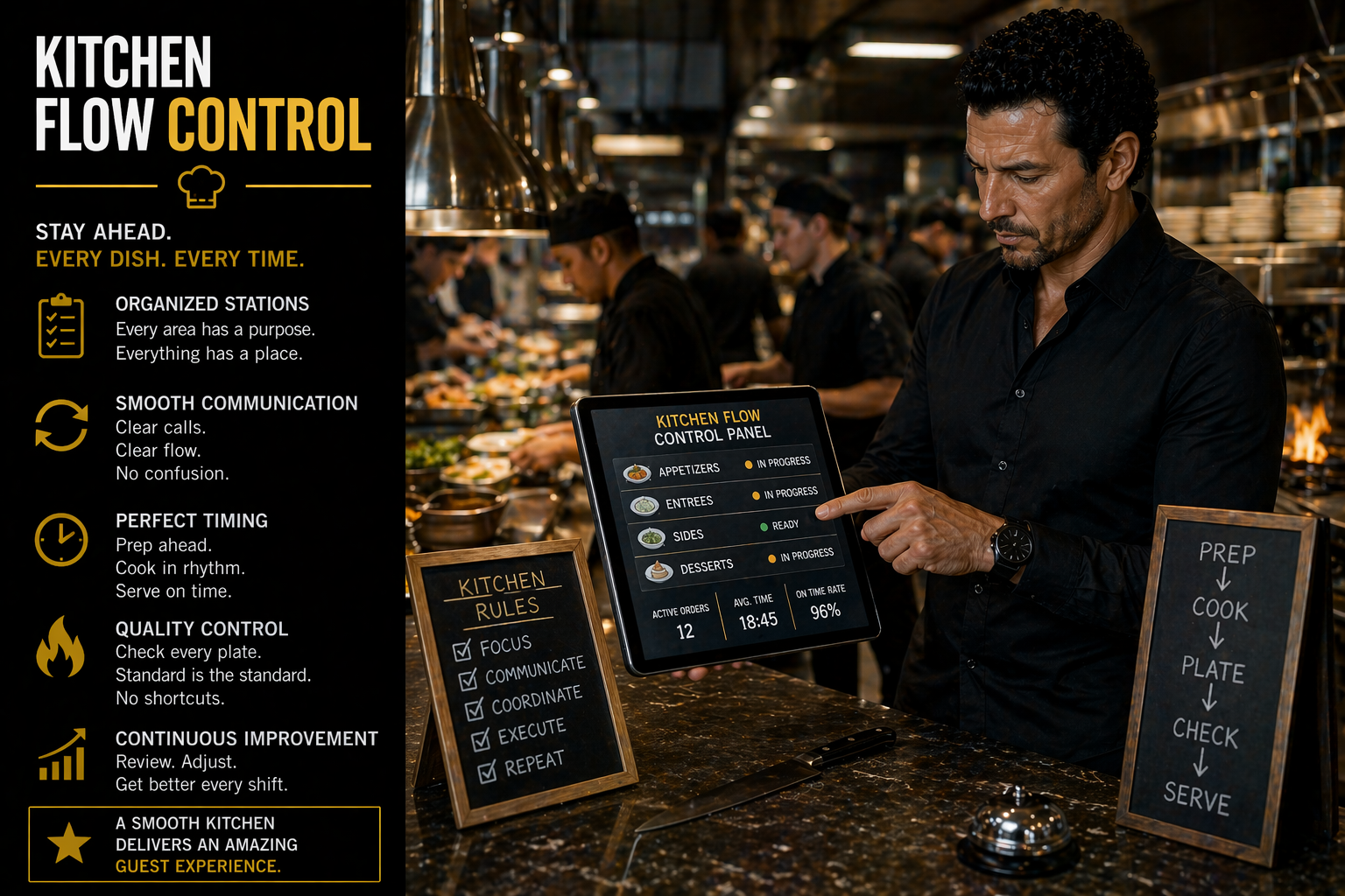 KitchenFlowControl - Controlling kitchen processes