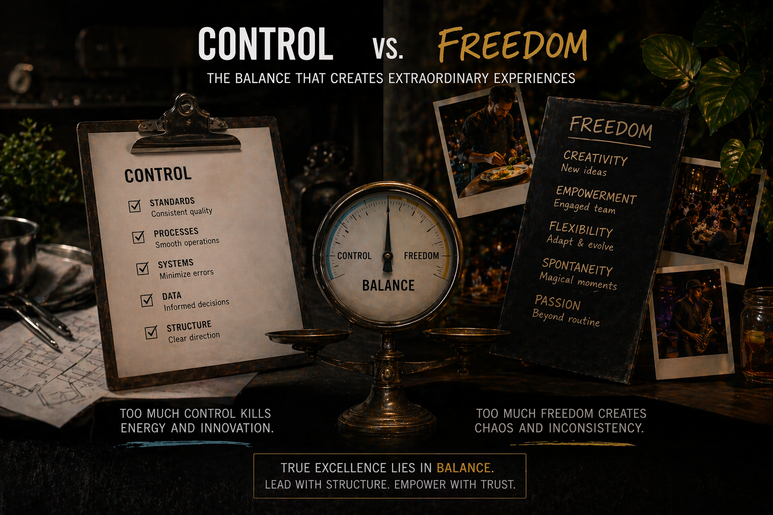 ControlVsFreedom - Balancing control and freedom