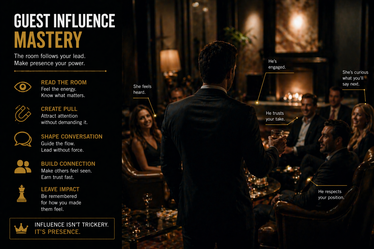 GuestInfluenceMastery - Guiding guest behavior subtly